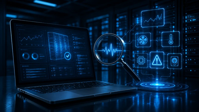 Profesionalna vizualizacija sistemske diagnostike in analize stanja